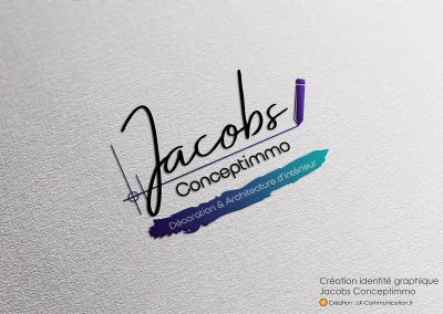 Création logo Jacobs Conceptimmo